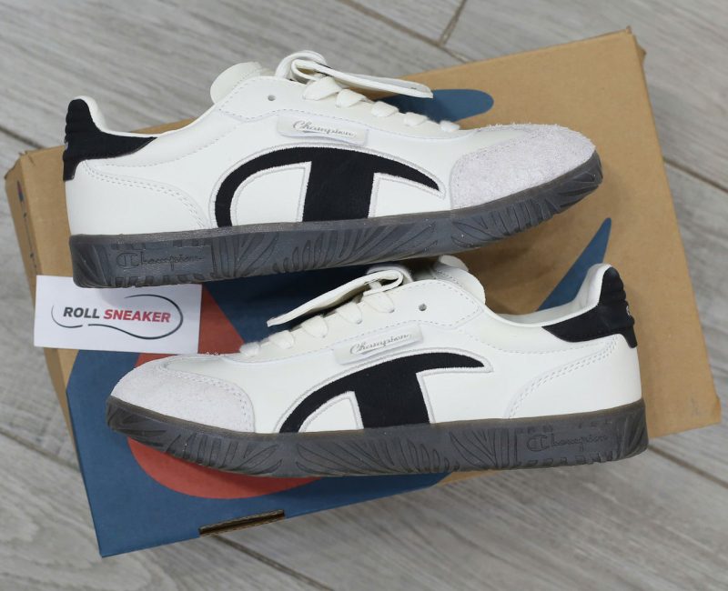 Giày Champion Essentials Champ T-Trainer Cream Black Chuẩn 95% Auth