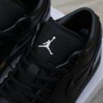 Giày Jordan 1 Low SE 'Patent Elephant Black' Best Quality