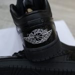 Giày Jordan 1 Low SE 'Patent Elephant Black' Best Quality
