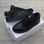 Giày Jordan 1 Low SE 'Patent Elephant Black' Best Quality