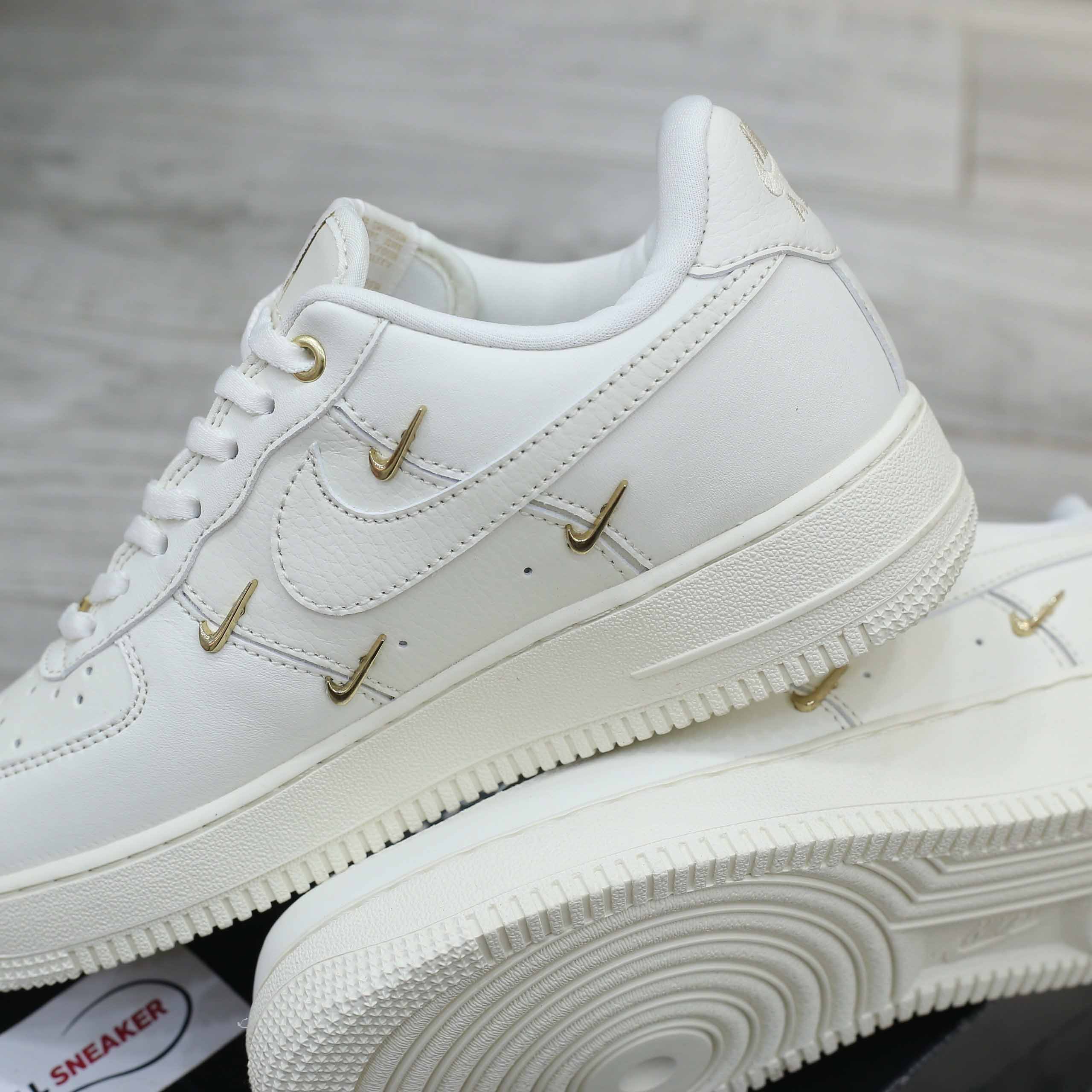 Giày Nike Air Force 1 Low ‘White Mini Gold Swooshes’ Best Quality