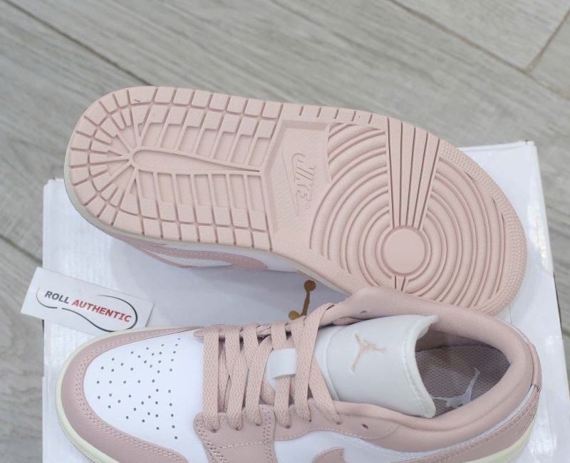 Giày Nike Air Jordan 1 Low ‘Pink Oxford’ Real