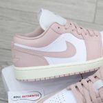Giày Nike Air Jordan 1 Low ‘Pink Oxford’ Real
