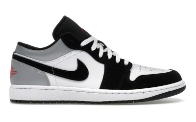 Giày Nike Air Jordan 1 Low SE White Fire Red Black Matte Silver Best Quality