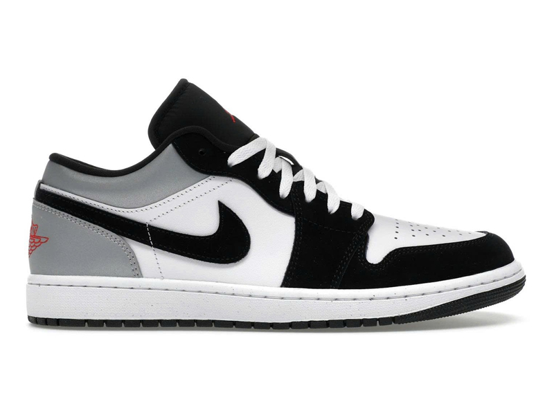 Giày Nike Air Jordan 1 Low SE White Fire Red Black Matte Silver Best Quality