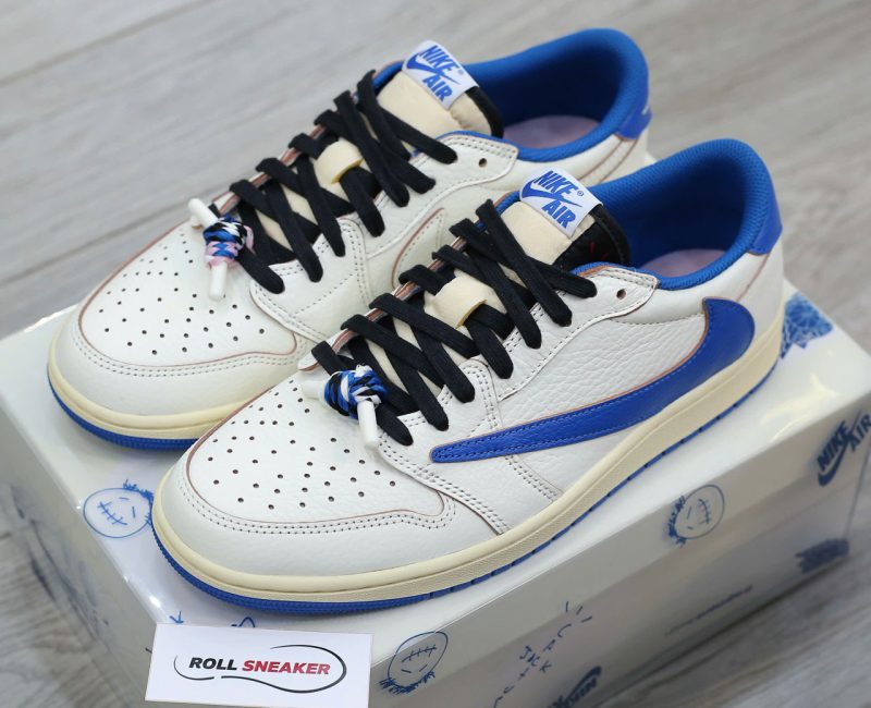 Giày Nike Air Jordan 1 Low Travis Scott x Fragment 2.0 2025 Chuẩn 99% Auth
