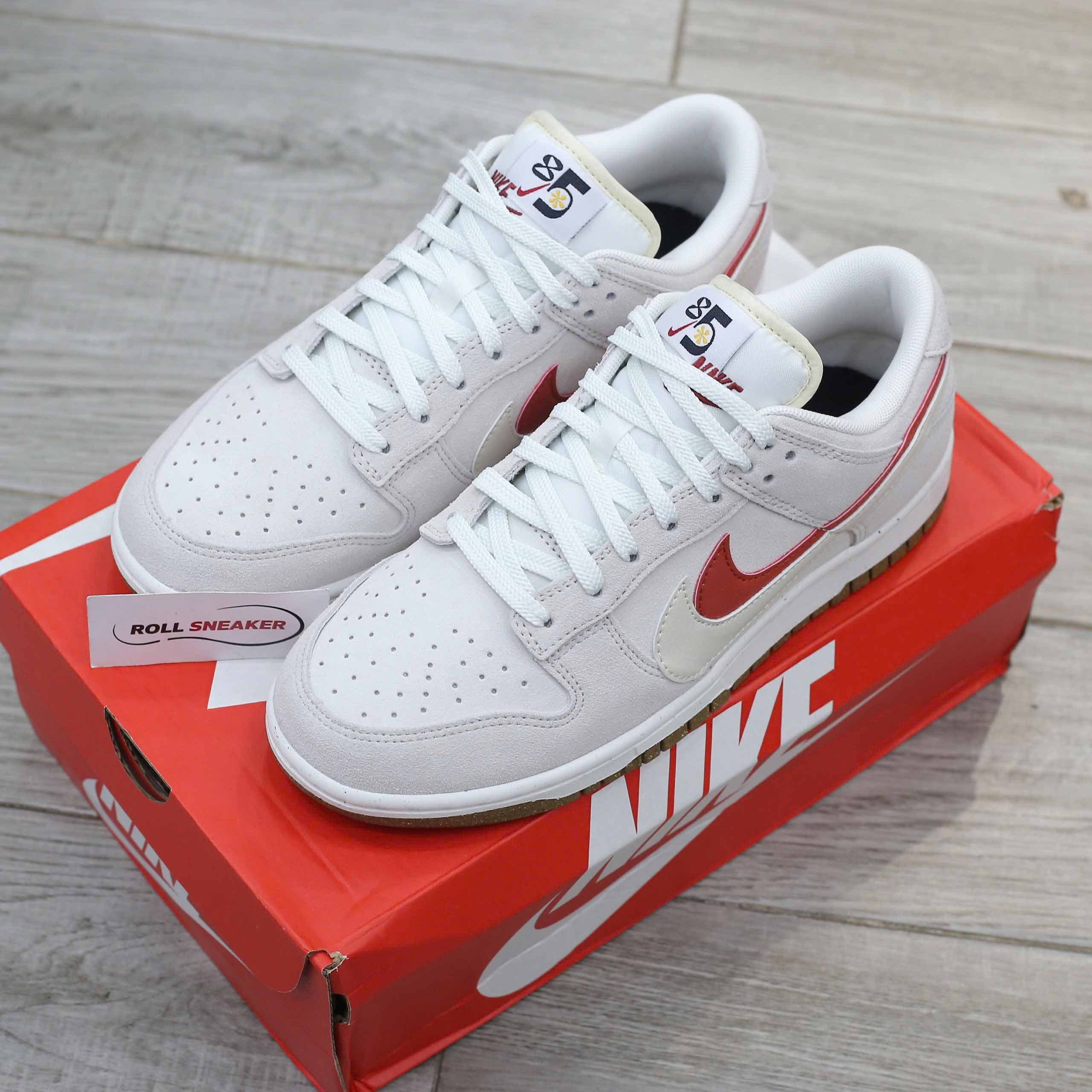 Giày Nike Dunk Low SE 85 Double Swoosh ‘Sail Orange’ Best Quality