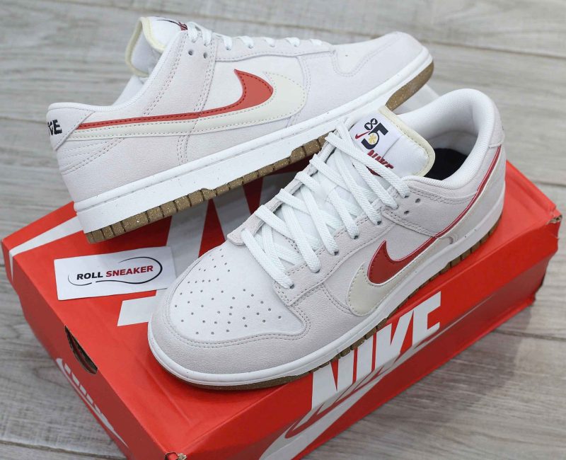Giày Nike Dunk Low SE 85 Double Swoosh ‘Sail Orange’ Best Quality