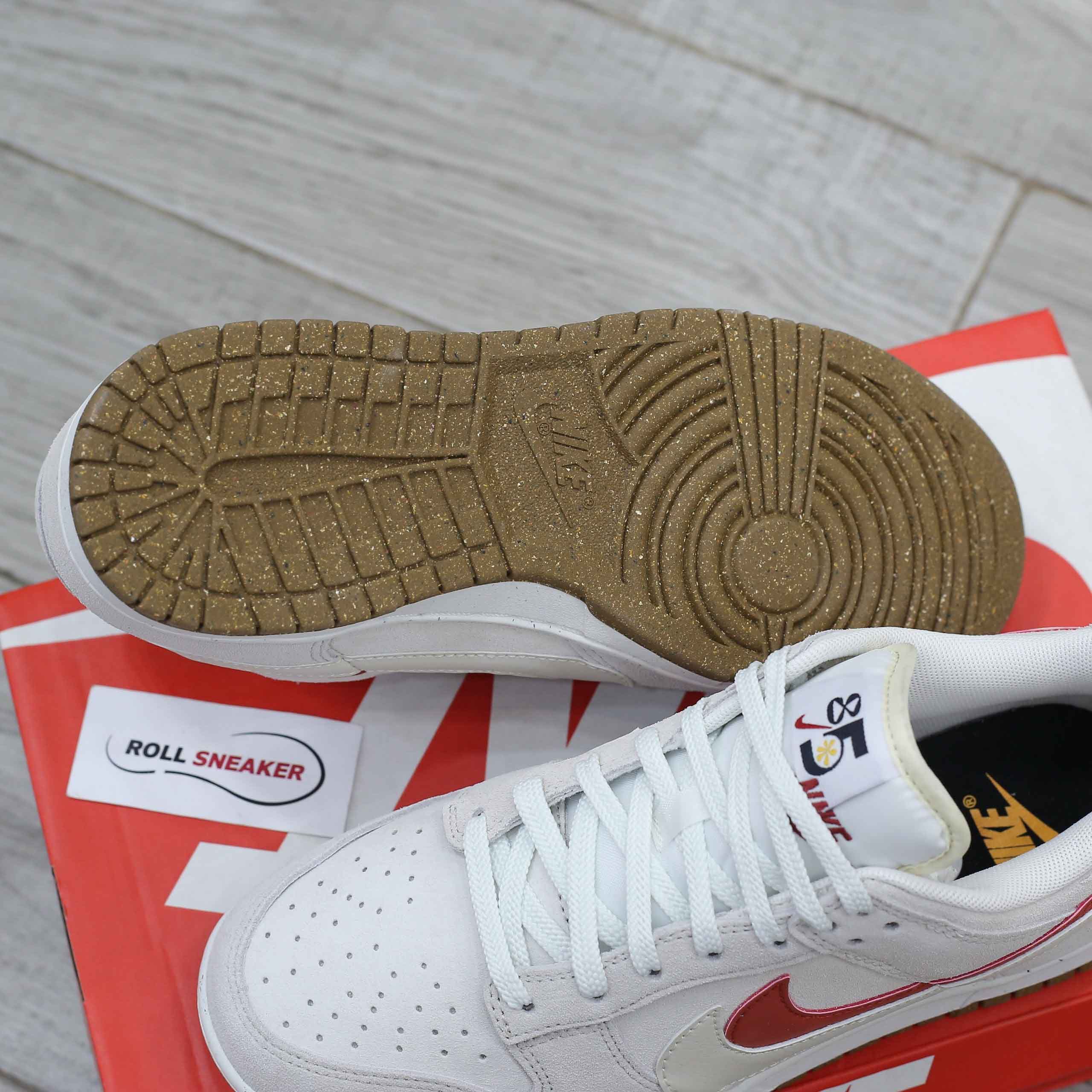 Giày Nike Dunk Low SE 85 Double Swoosh ‘Sail Orange’ Best Quality