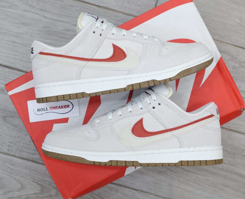 Giày Nike Dunk Low SE 85 Double Swoosh ‘Sail Orange’ Best Quality