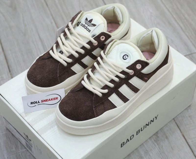 Giày Adidas Campus x Bad Bunny ‘Deep Brown’ Best Quality