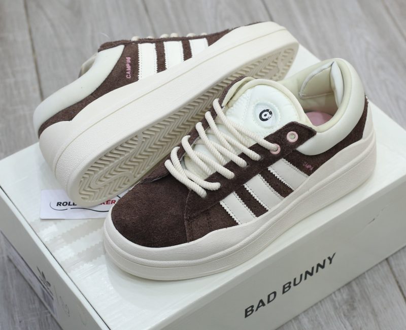 Giày Adidas Campus x Bad Bunny ‘Deep Brown’ Best Quality