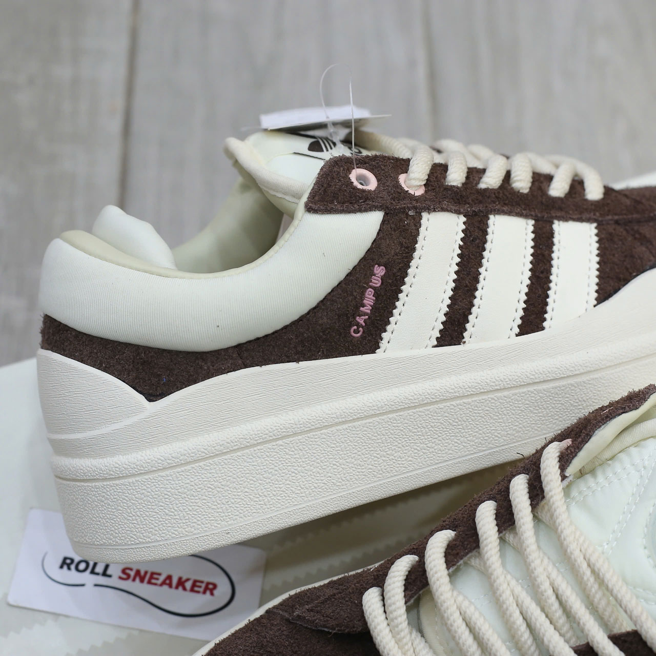 Giày Adidas Campus x Bad Bunny ‘Deep Brown’ Best Quality