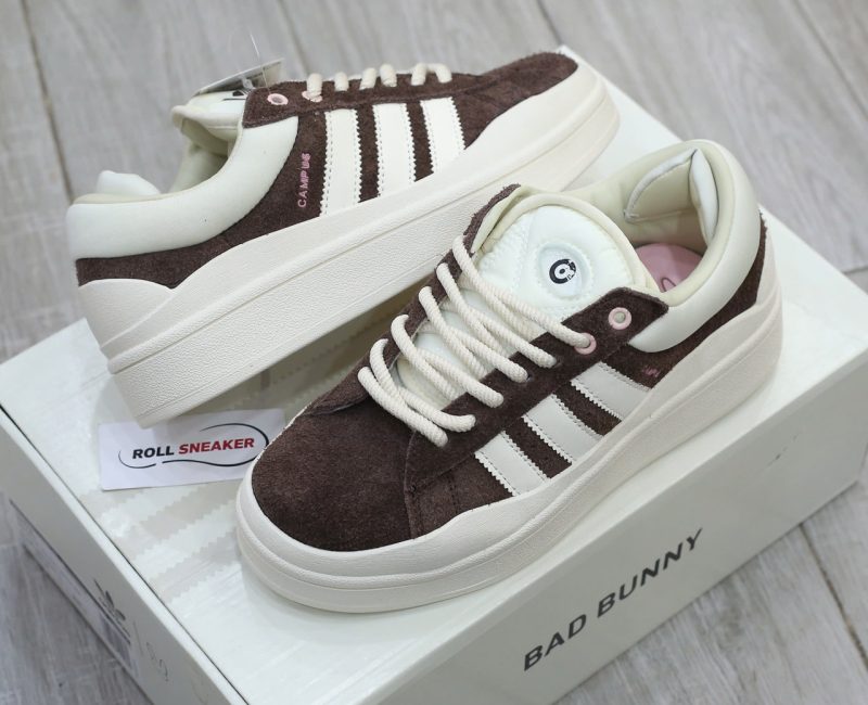 Giày Adidas Campus x Bad Bunny ‘Deep Brown’ Best Quality