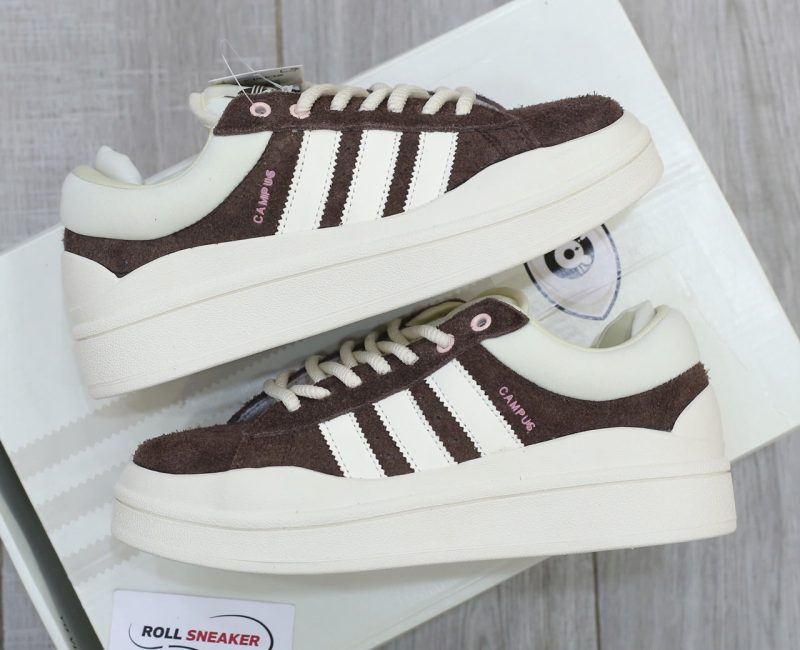 Giày Adidas Campus x Bad Bunny ‘Deep Brown’ Best Quality