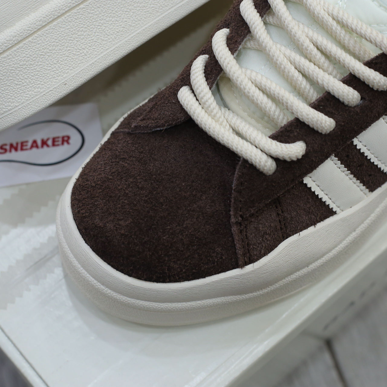 Giày Adidas Campus x Bad Bunny ‘Deep Brown’ Best Quality
