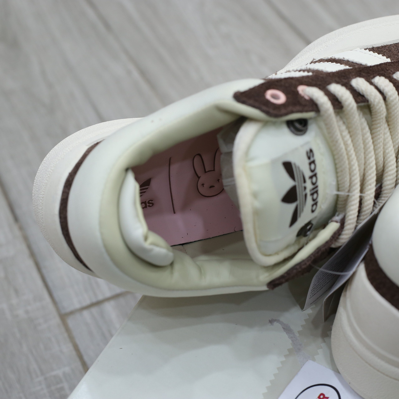 Giày Adidas Campus x Bad Bunny ‘Deep Brown’ Best Quality