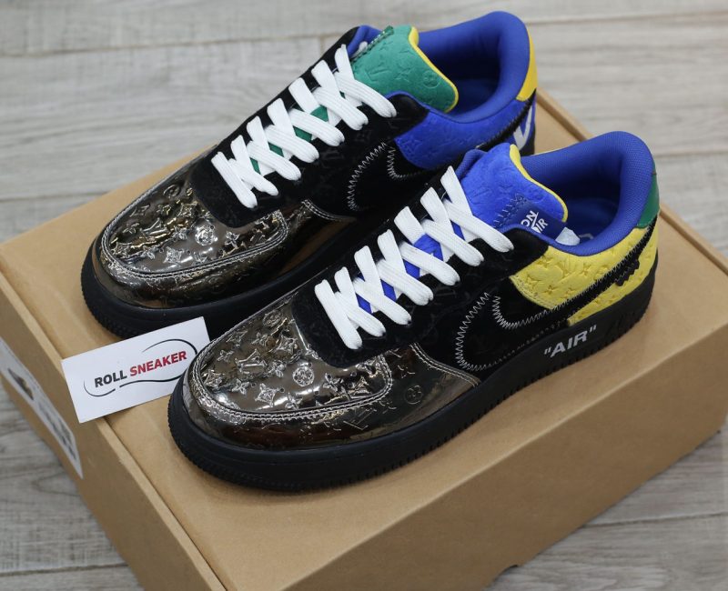 Giày Air Force 1 Low x Louis Vuitton 'Multi-Color Patchwork'