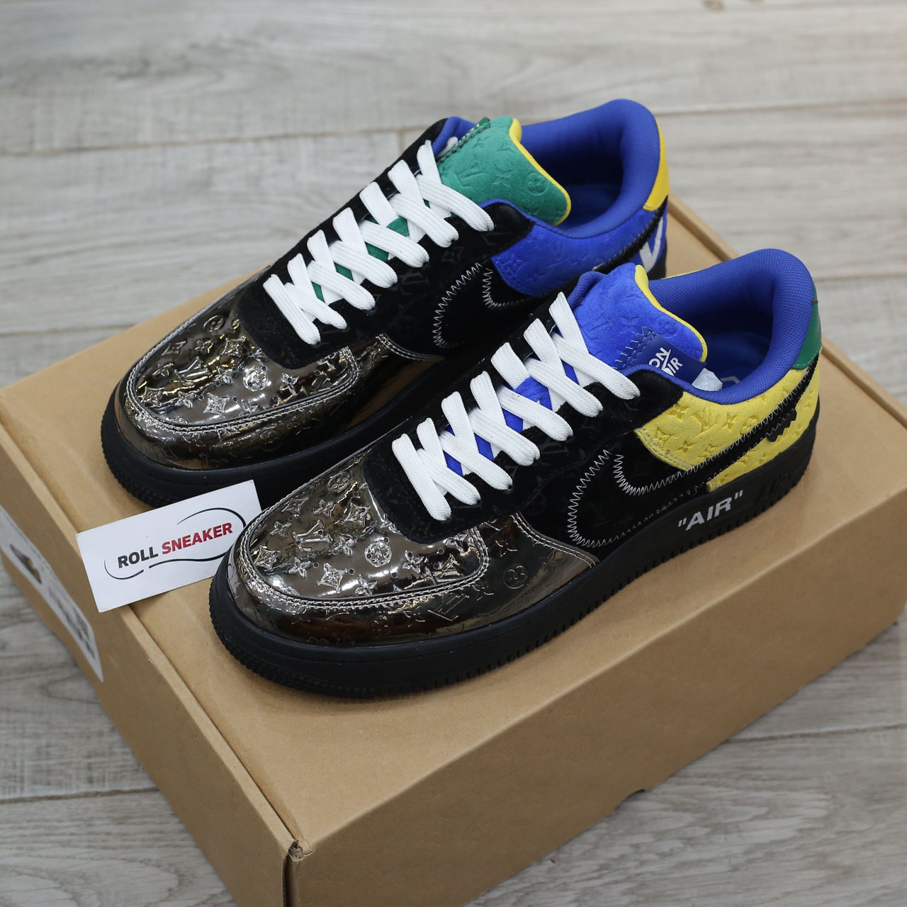 Giày Air Force 1 Low x Louis Vuitton 'Multi-Color Patchwork'