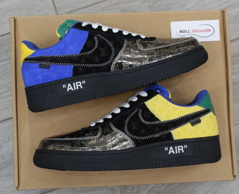 Giày Air Force 1 Low x Louis Vuitton 'Multi-Color Patchwork'
