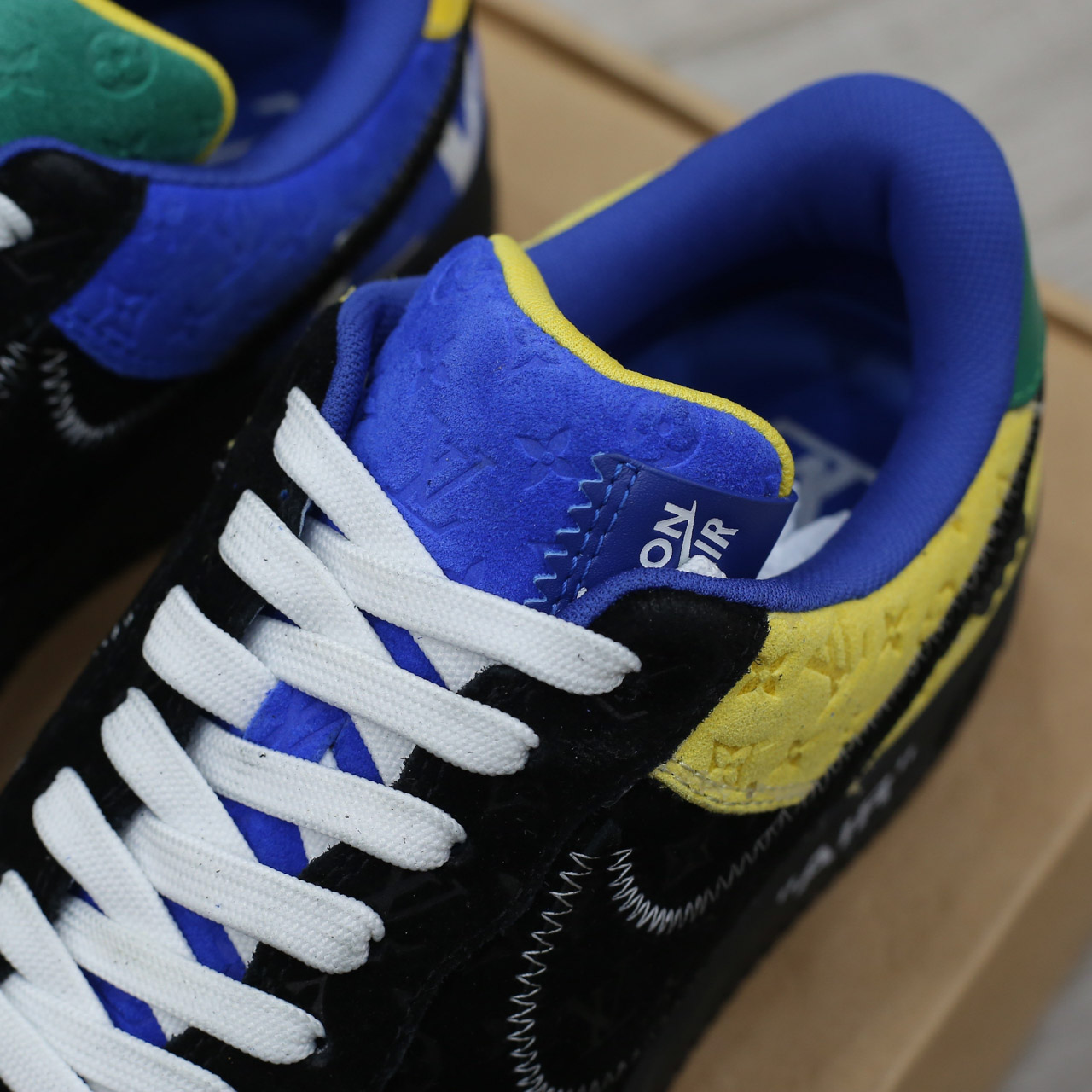 Giày Air Force 1 Low x Louis Vuitton 'Multi-Color Patchwork'