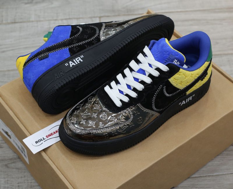 Giày Air Force 1 Low x Louis Vuitton 'Multi-Color Patchwork'