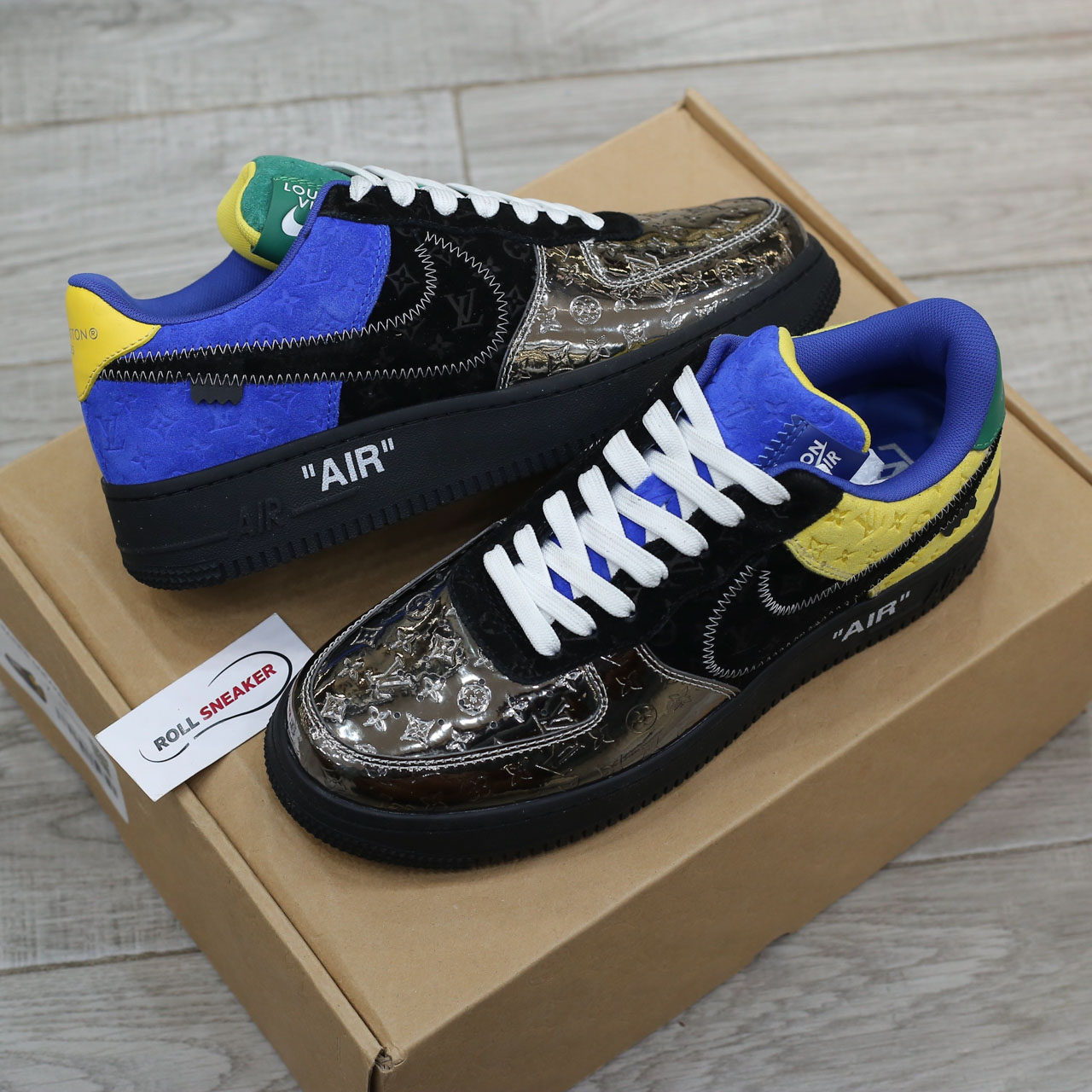 Giày Air Force 1 Low x Louis Vuitton 'Multi-Color Patchwork'