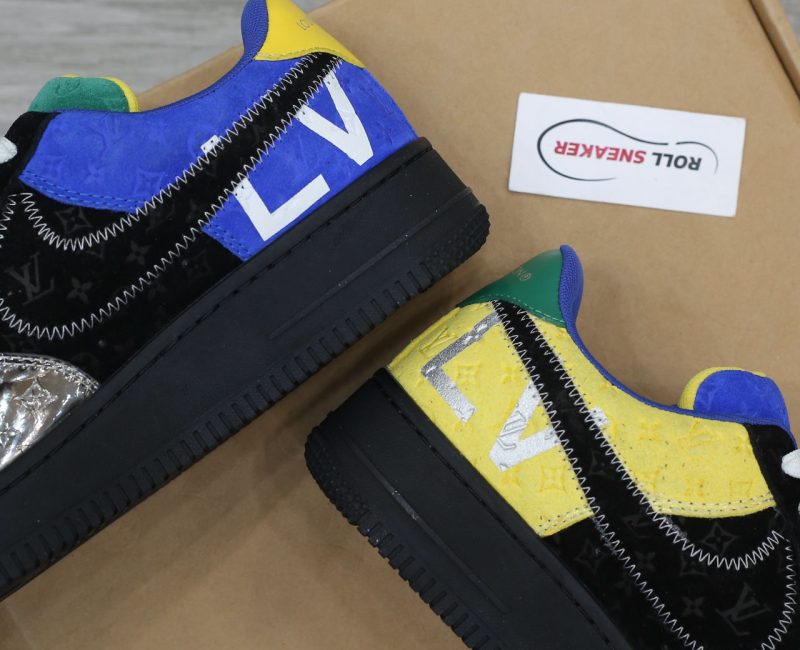 Giày Air Force 1 Low x Louis Vuitton 'Multi-Color Patchwork'