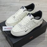 Giày Air Force 1 x Supreme White Black Like Auth