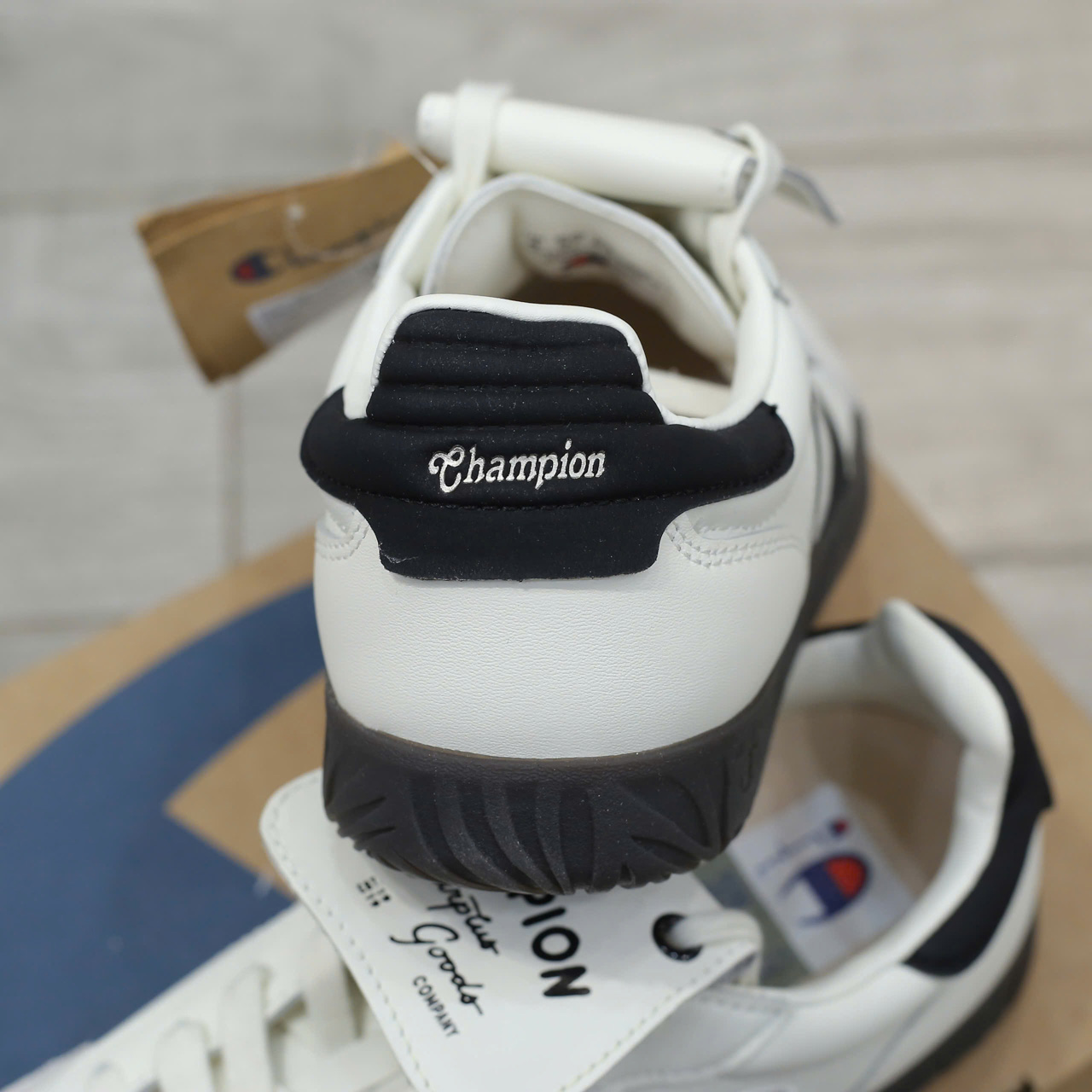Giày Champion Essentials Champ T-Trainer Cream Black Real