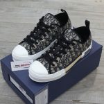 Giày Dior B23 League Low Top Beige Black Oblique Jacquard