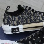 Giày Dior B23 League Low Top Beige Black Oblique Jacquard