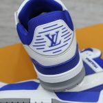 Giày Louis Vuitton LV Trainer Sneaker Gaston Blue Best Quality