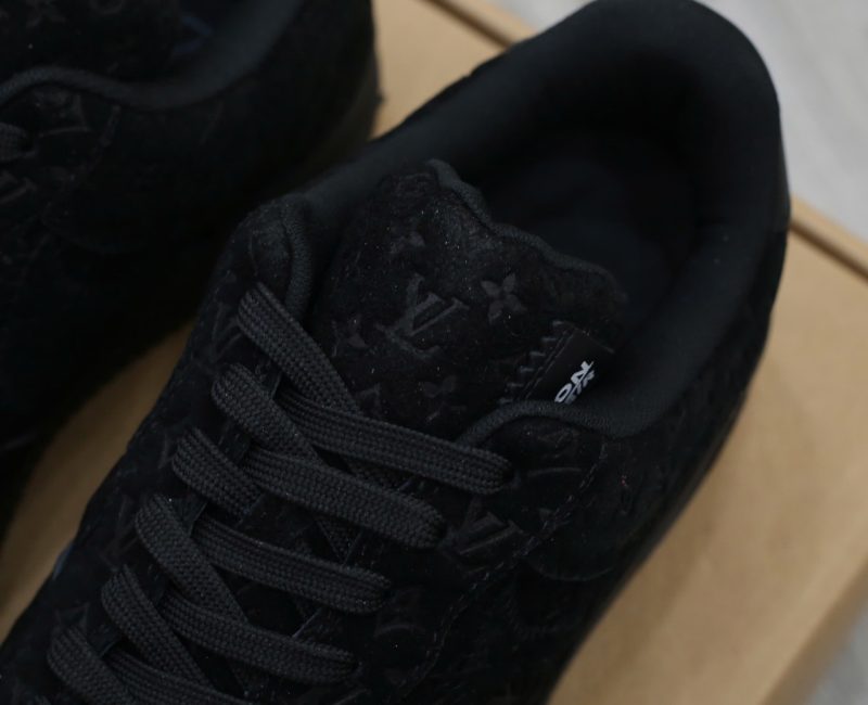 Giày Louis Vuitton x Nike "Air Force 1" By Virgil Abloh 'Black Best Quality