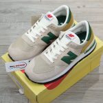 Giày New Balance 990v1 MiUSA ‘Tan Green’ Like Auth