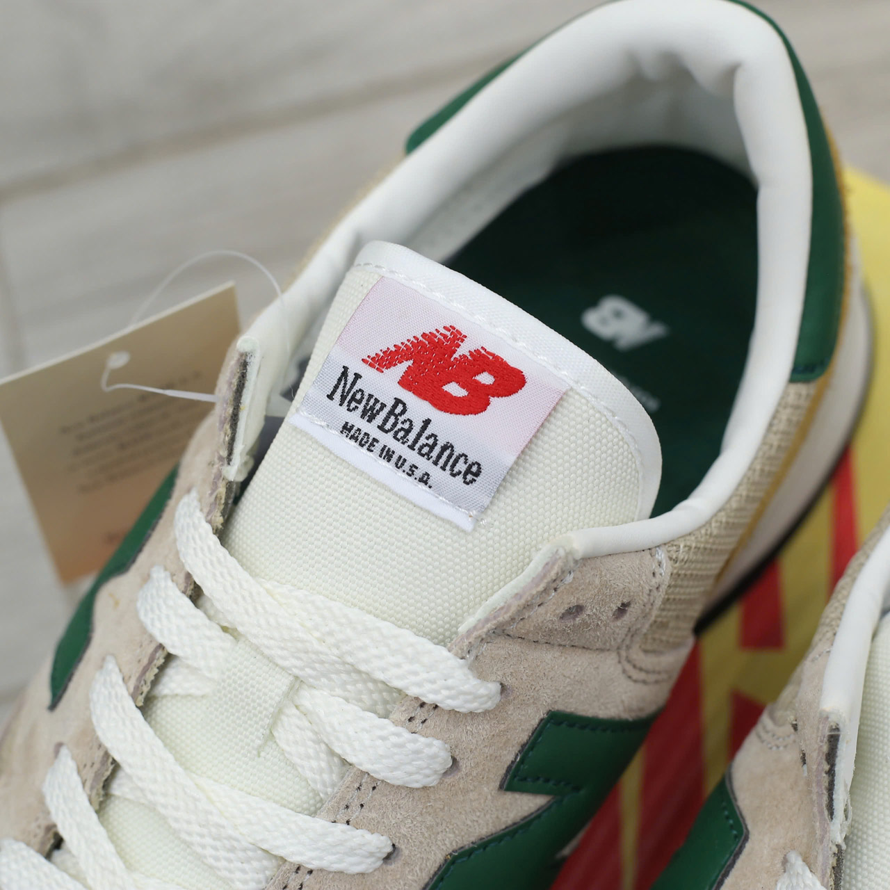 Giày New Balance 990v1 MiUSA ‘Tan Green’ Like Auth