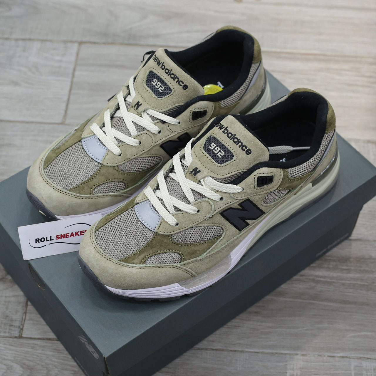 Giày New Balance 992 JJJJOUND Grey Màu Xám Rêu Like Auth