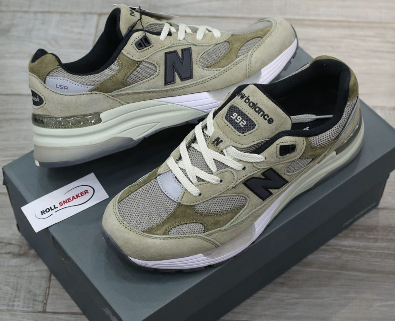Giày New Balance 992 JJJJOUND Grey Màu Xám Rêu Like Auth