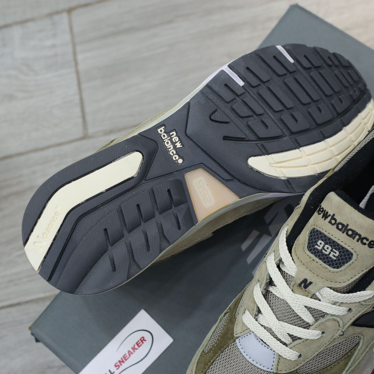 Giày New Balance 992 JJJJOUND Grey Màu Xám Rêu Like Auth