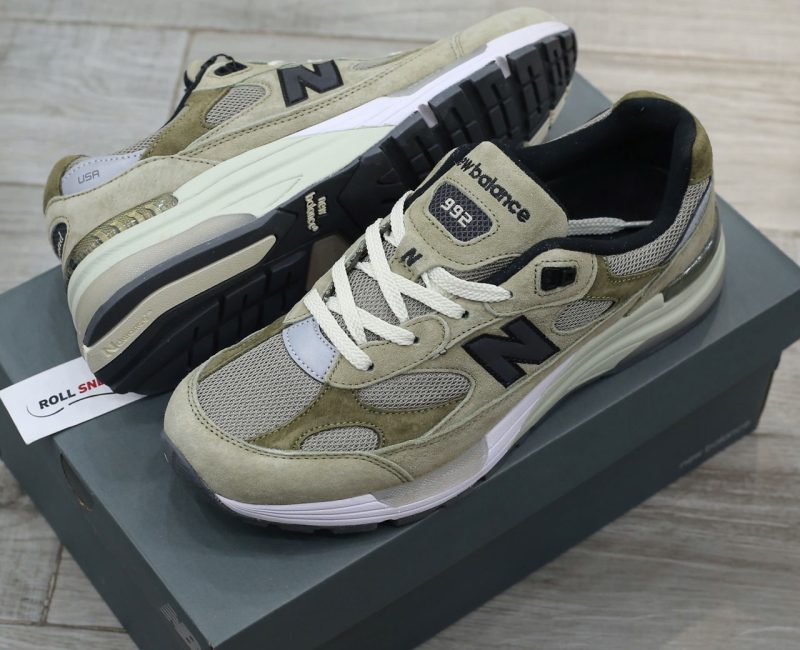 Giày New Balance 992 JJJJOUND Grey Màu Xám Rêu Like Auth