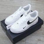 Giày Nike Air Force 1 Low Multi-Etch Swoosh White Black Like Auth