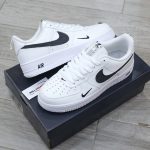 Giày Nike Air Force 1 Low Multi-Etch Swoosh White Black Like Auth