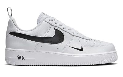 Giày Nike Air Force 1 Low Multi-Etch Swoosh White Black Like Auth
