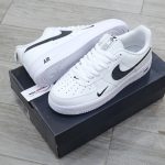 Giày Nike Air Force 1 Low Multi-Etch Swoosh White Black Like Auth