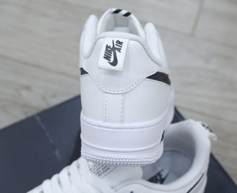 Giày Nike Air Force 1 Low Multi-Etch Swoosh White Black Like Auth