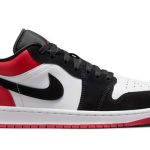 Giày Nike Air Jordan 1 Low 'Black Toe' 2025 Real
