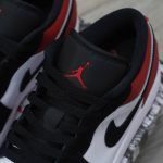 Giày Nike Air Jordan 1 Low 'Black Toe' 2025 Real