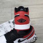 Giày Nike Air Jordan 1 Low 'Black Toe' 2025 Real