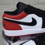 Giày Nike Air Jordan 1 Low 'Black Toe' 2025 Real