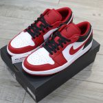 Giày Nike Air Jordan 1 Low ‘Reverse Black Toe’ Real